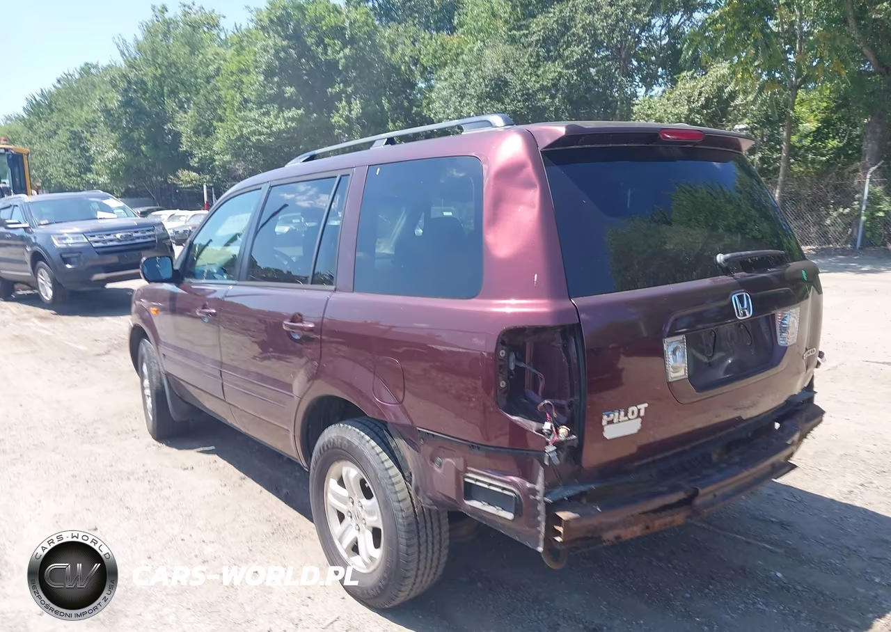 2008 Honda Pilot Vp VIN:5FNYF18278B012317 - 3