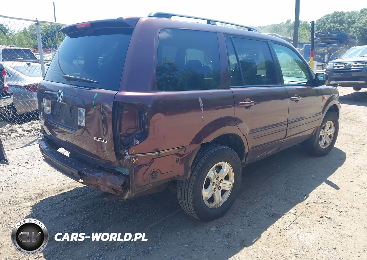 2008 Honda Pilot Vp VIN:5FNYF18278B012317 - 4