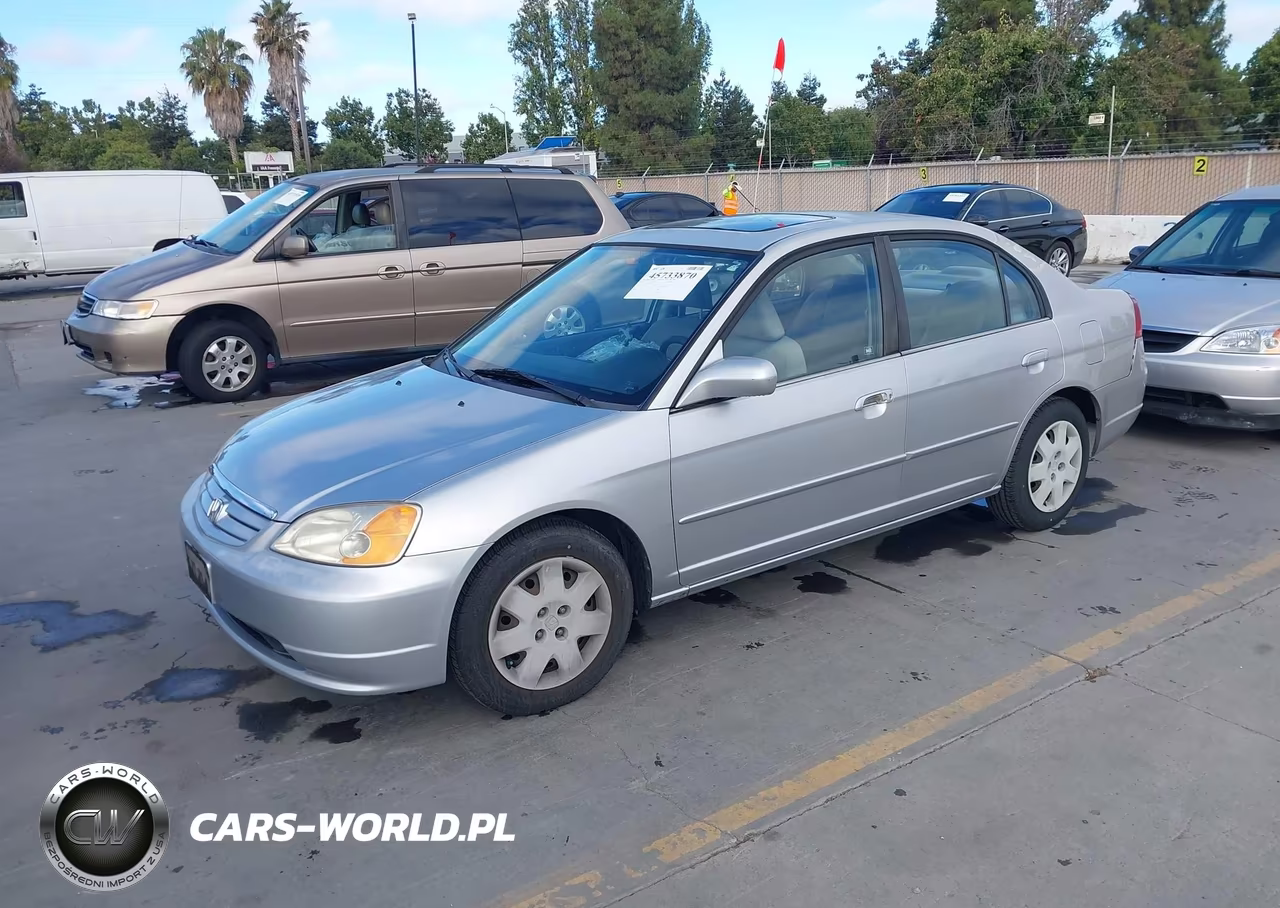 2001 Honda Civic Ex VIN:JHMES26751S005070 - 2