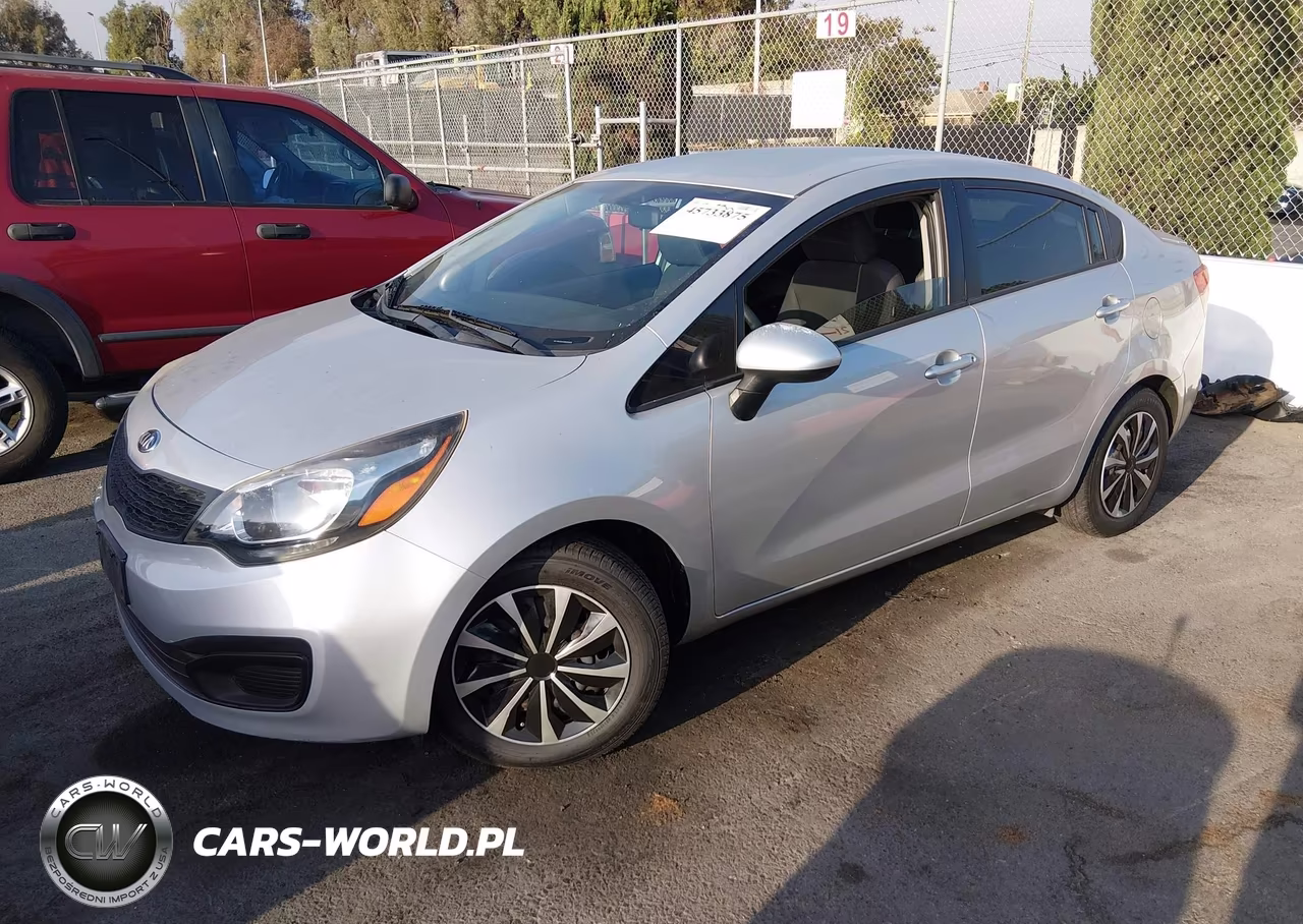 2014 Kia Rio Lx VIN:KNADM4A33E6364808 - 2