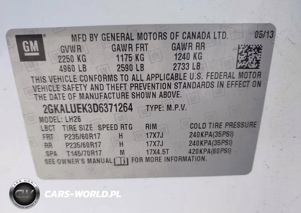 2013 GMC Terrain Slt-1 VIN:2GKALUEK3D6371264 - 9