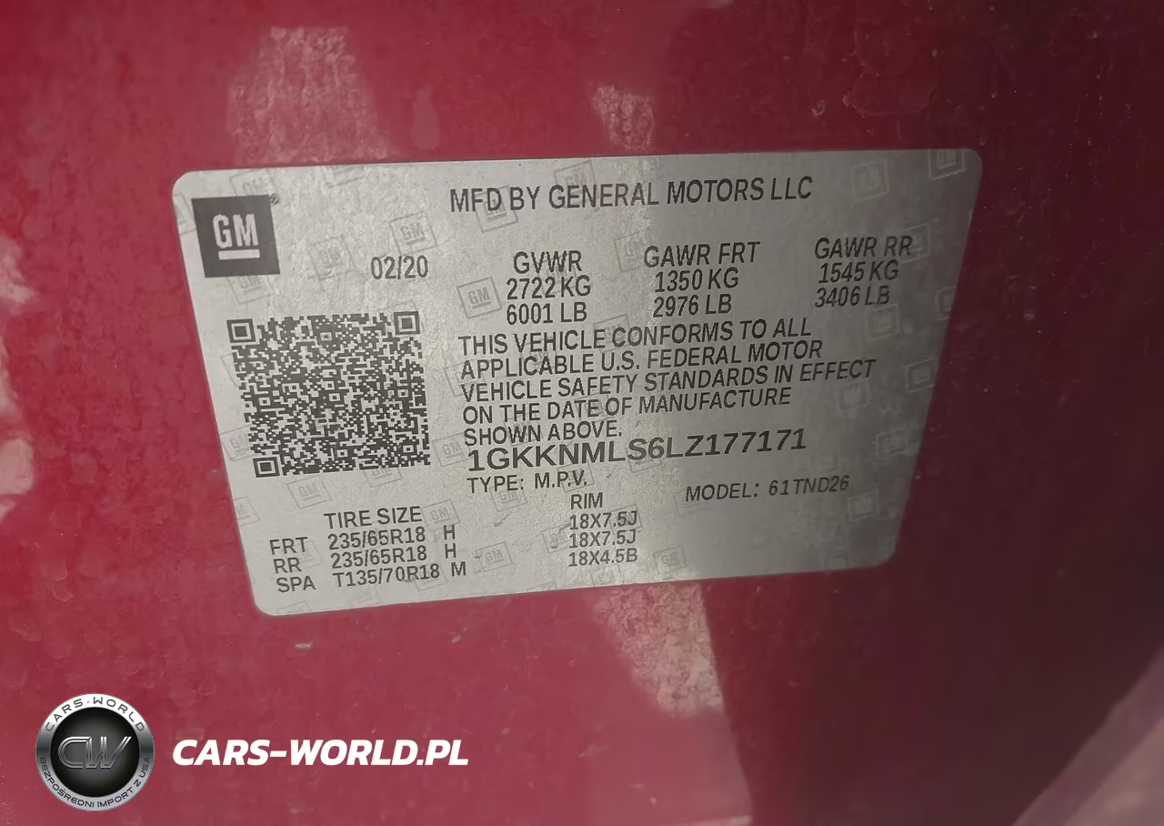 2020 GMC Acadia Fwd Slt VIN:1GKKNMLS6LZ177171 - 9