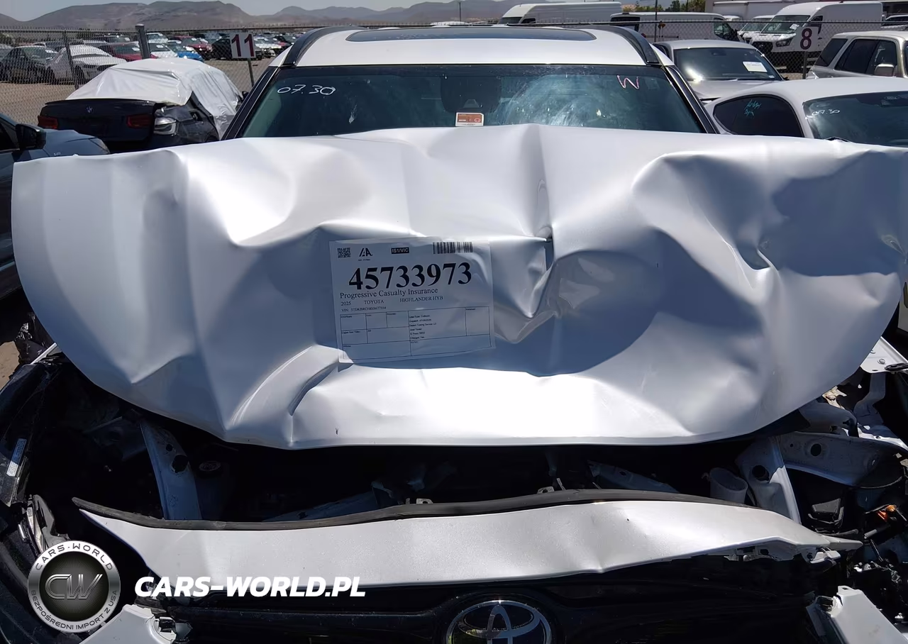 2025 Toyota Highlander Hybrid Xle Nightshade VIN:5TDKBRCH8SS677354 - 10
