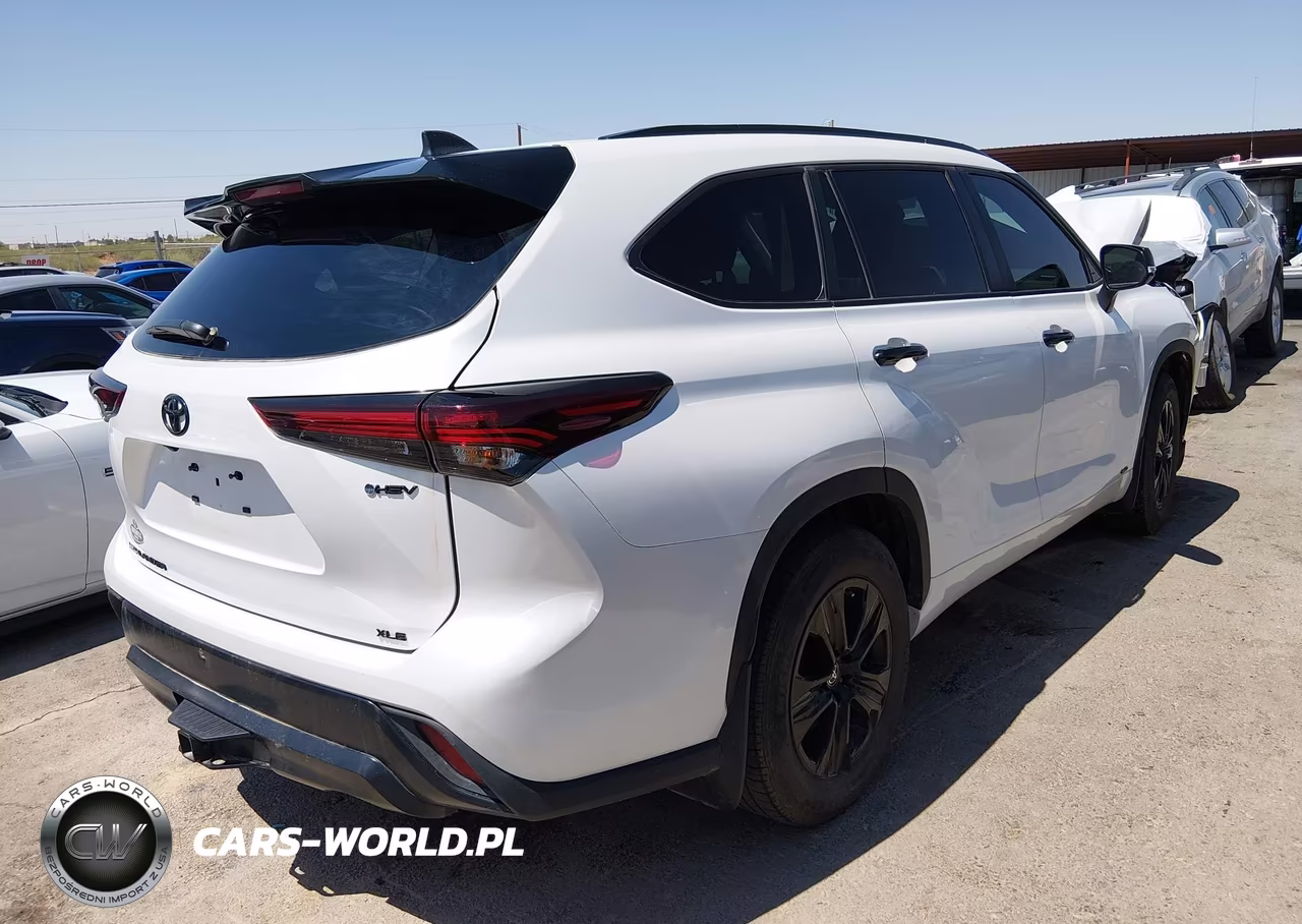 2025 Toyota Highlander Hybrid Xle Nightshade VIN:5TDKBRCH8SS677354 - 4