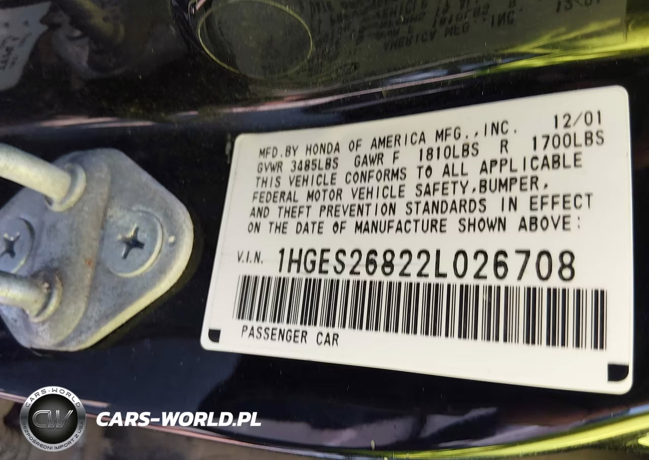 2002 Honda Civic Ex VIN:1HGES26822L026708 - 9