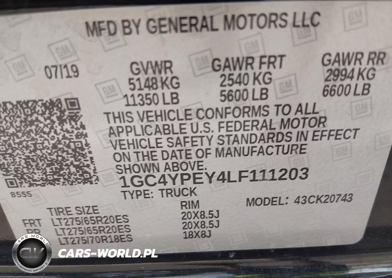 2020 Chevrolet Silverado 2500Hd 4Wd Standard Bed Ltz VIN:1GC4YPEY4LF111203 - 8