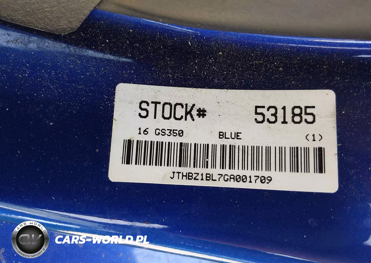 2016 Lexus Gs 350 F Sport VIN:JTHBZ1BL7GA001709 - 9
