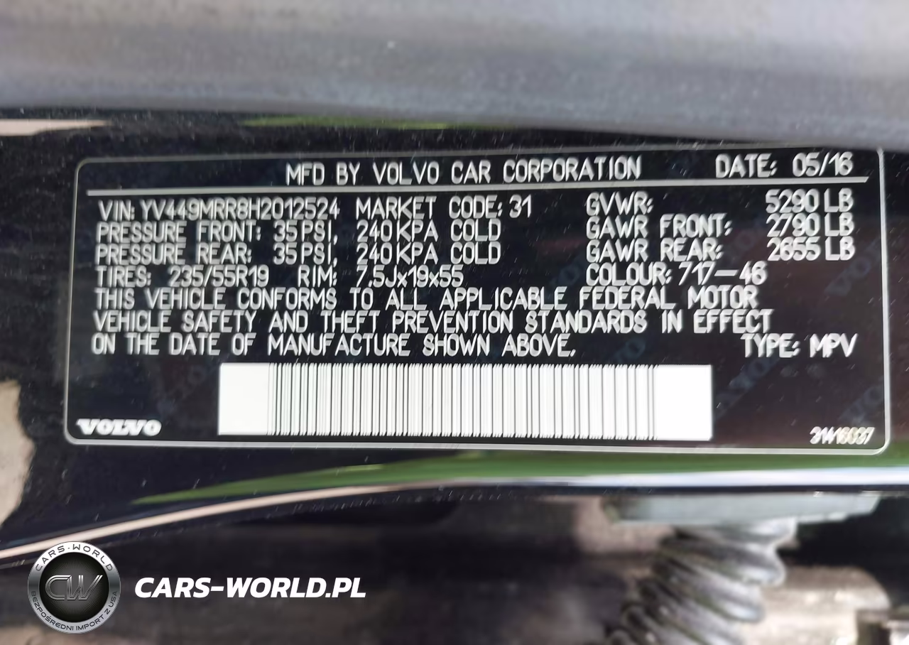 2017 Volvo Xc60 T6 Dynamic VIN:YV449MRR8H2012524 - 9