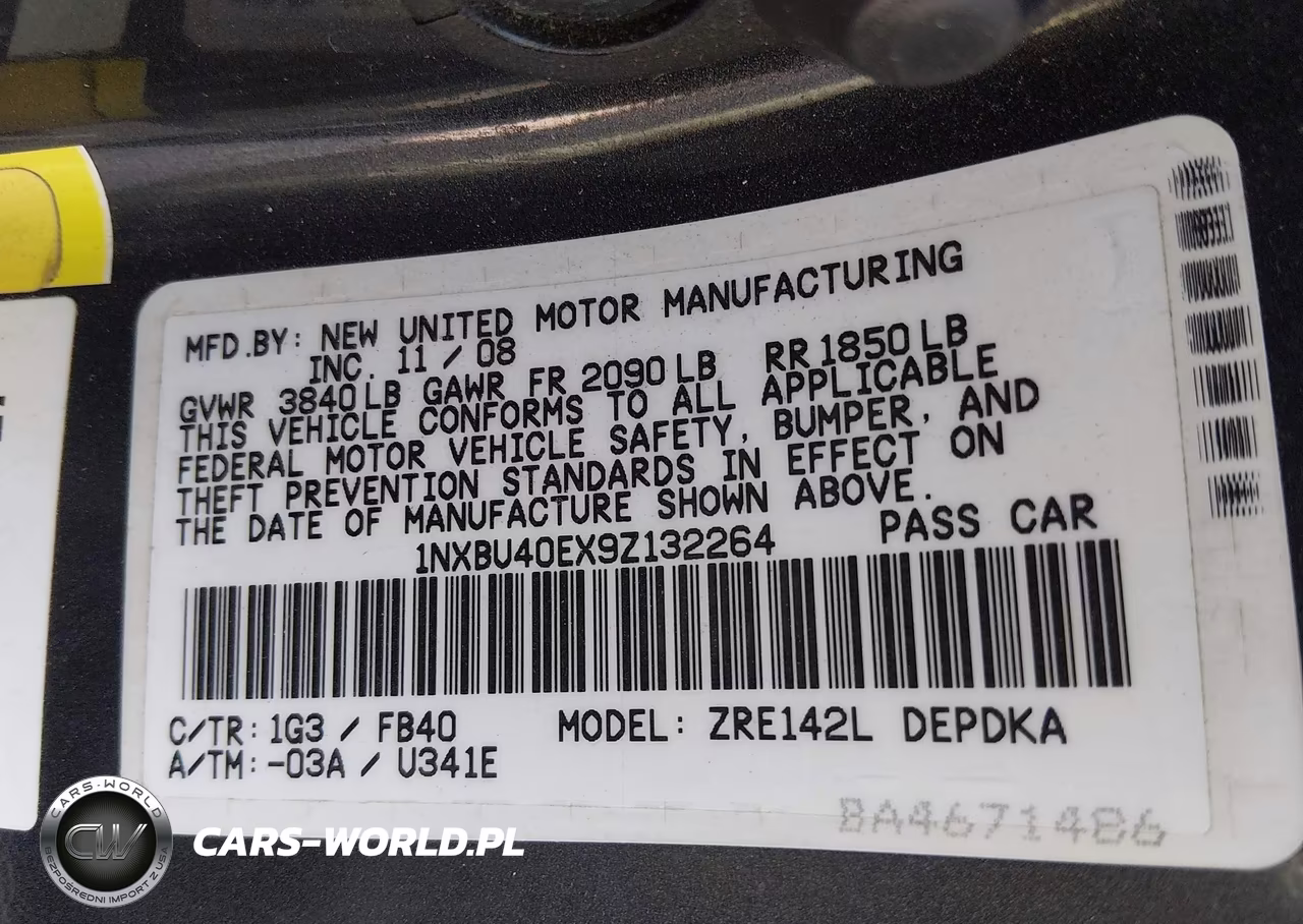 2009 Toyota Corolla Le VIN:1NXBU40EX9Z132264 - 9