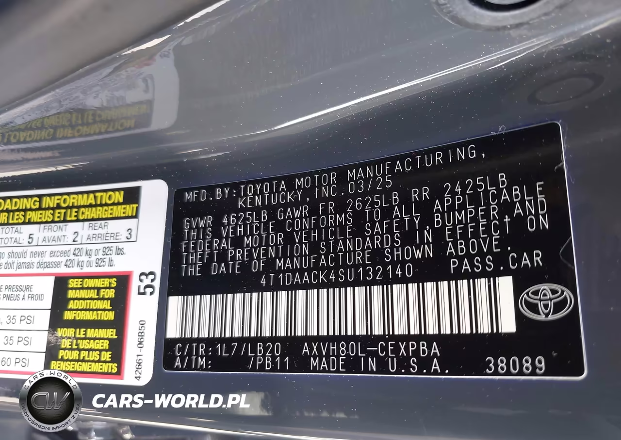 2025 Toyota Camry Xse VIN:4T1DAACK4SU132140 - 9
