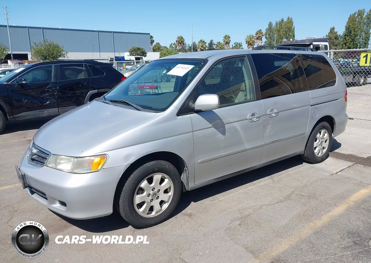 2002 Honda Odyssey Ex VIN:2HKRL186X2H555704 - 2