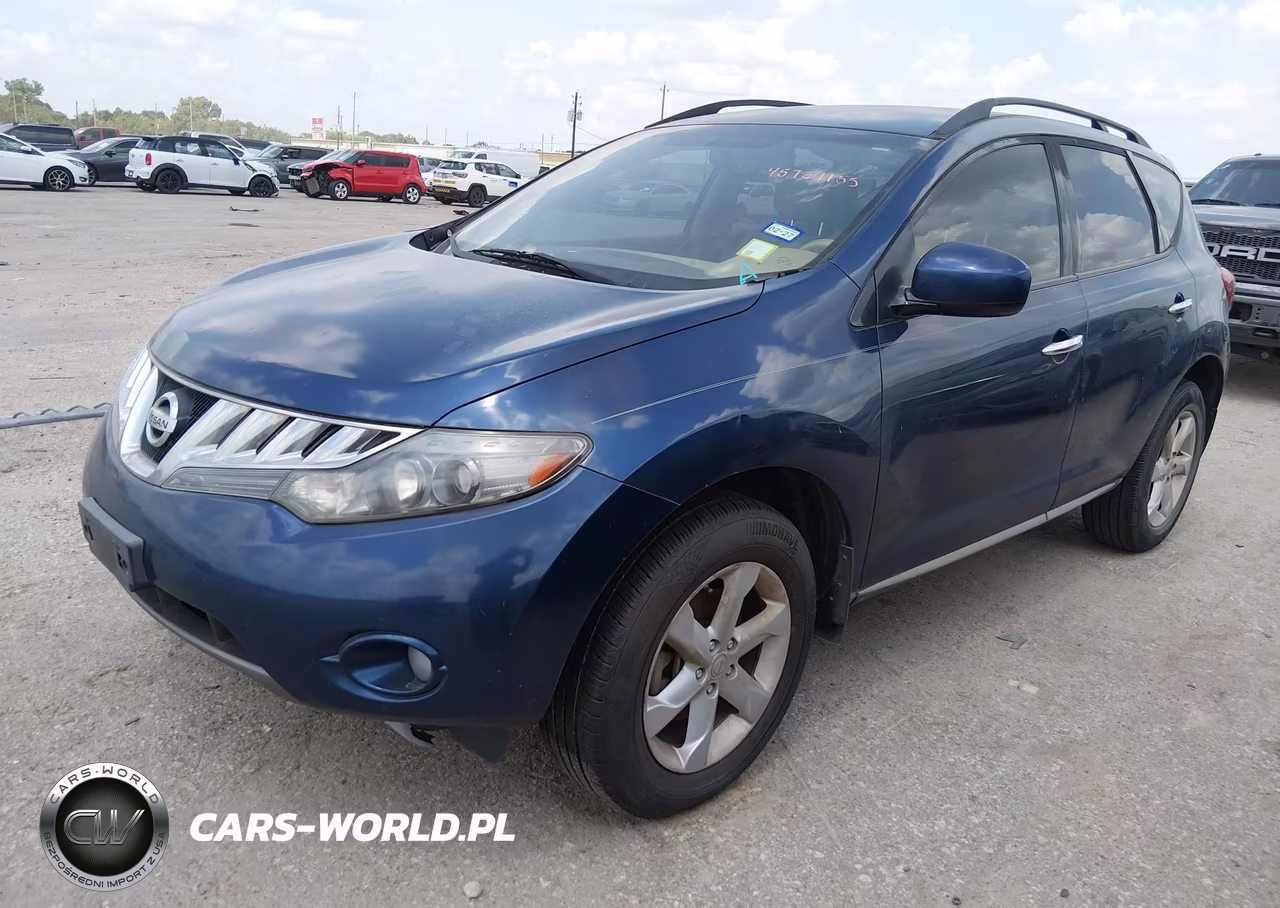2010 Nissan Murano Sl VIN:JN8AZ1MU0AW000614 - 2
