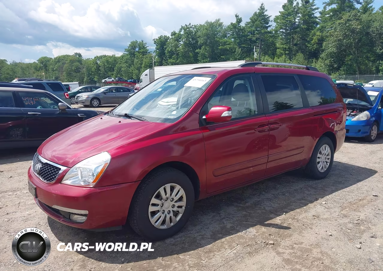 2014 Kia Sedona Lx VIN:KNDMG4C72E6538779 - 2