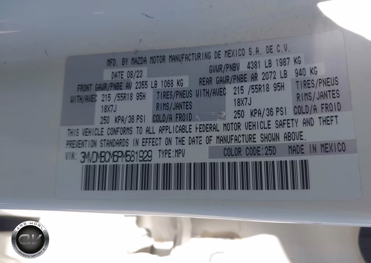 2023 Mazda Cx-30 2.5 S Preferred VIN:3MVDMBCM6PM581929 - 9