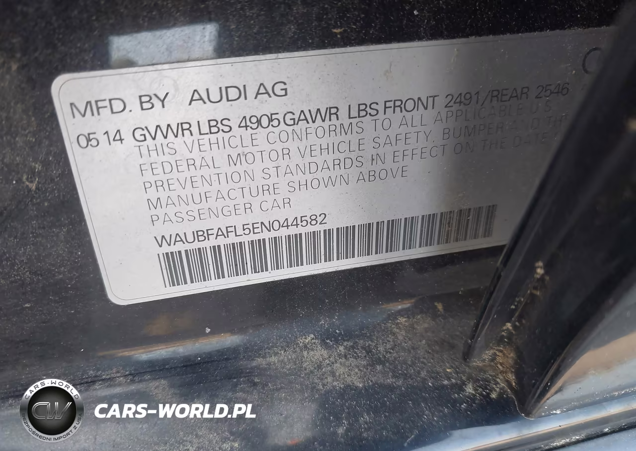 2014 Audi A4 2.0T Premium VIN:WAUBFAFL5EN044582 - 9