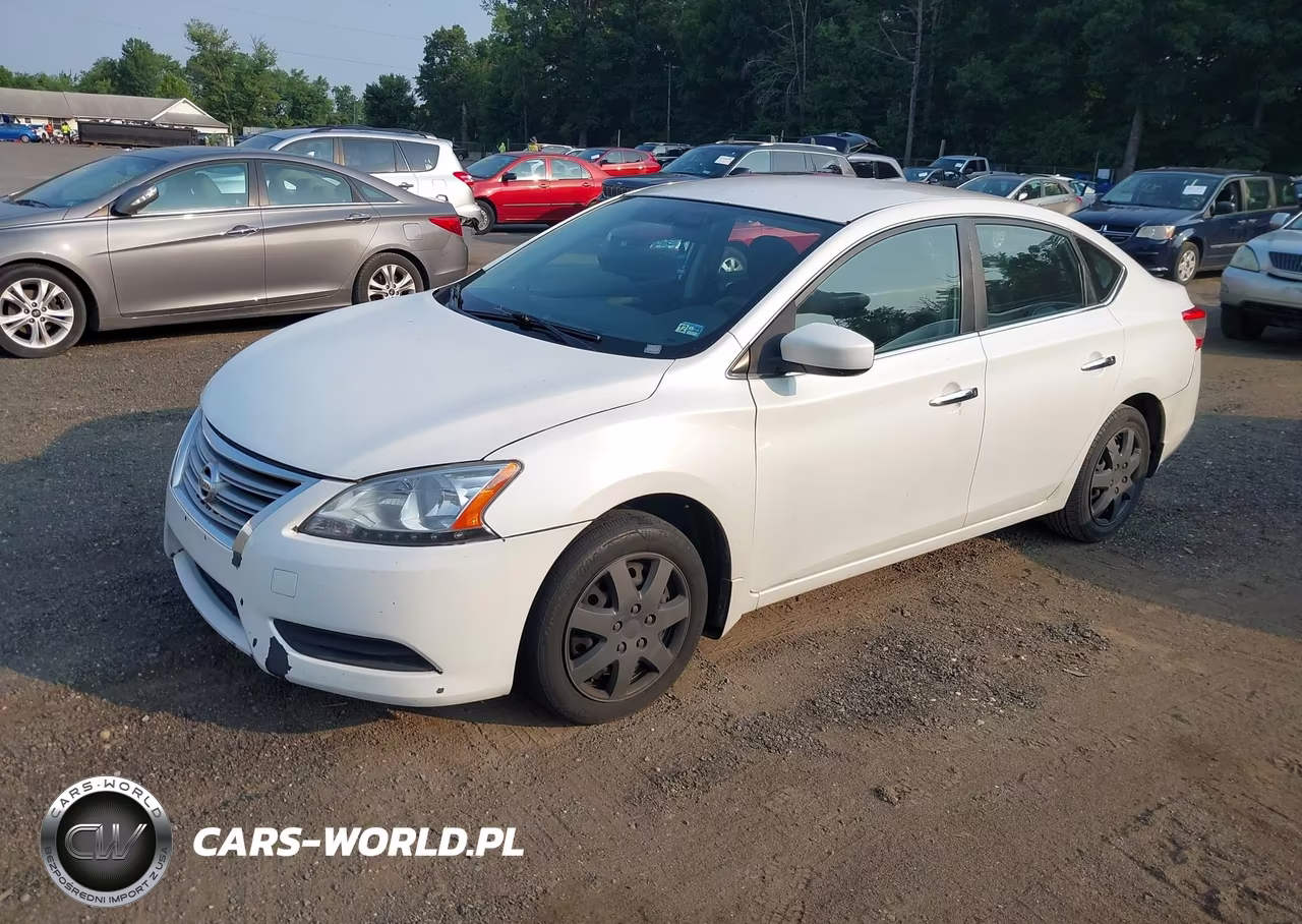 2014 Nissan Sentra Sv VIN:3N1AB7AP3EL624424 - 2