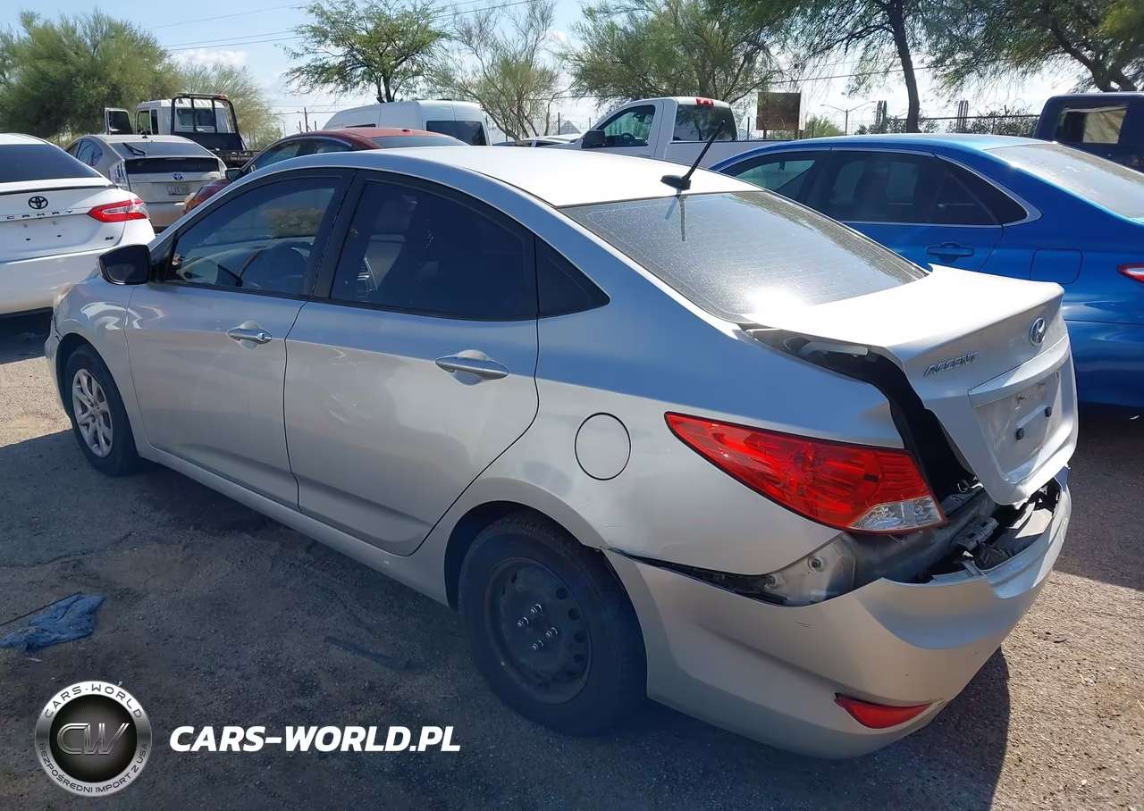 2012 Hyundai Accent Gls VIN:KMHCT4AEXCU157551 - 3