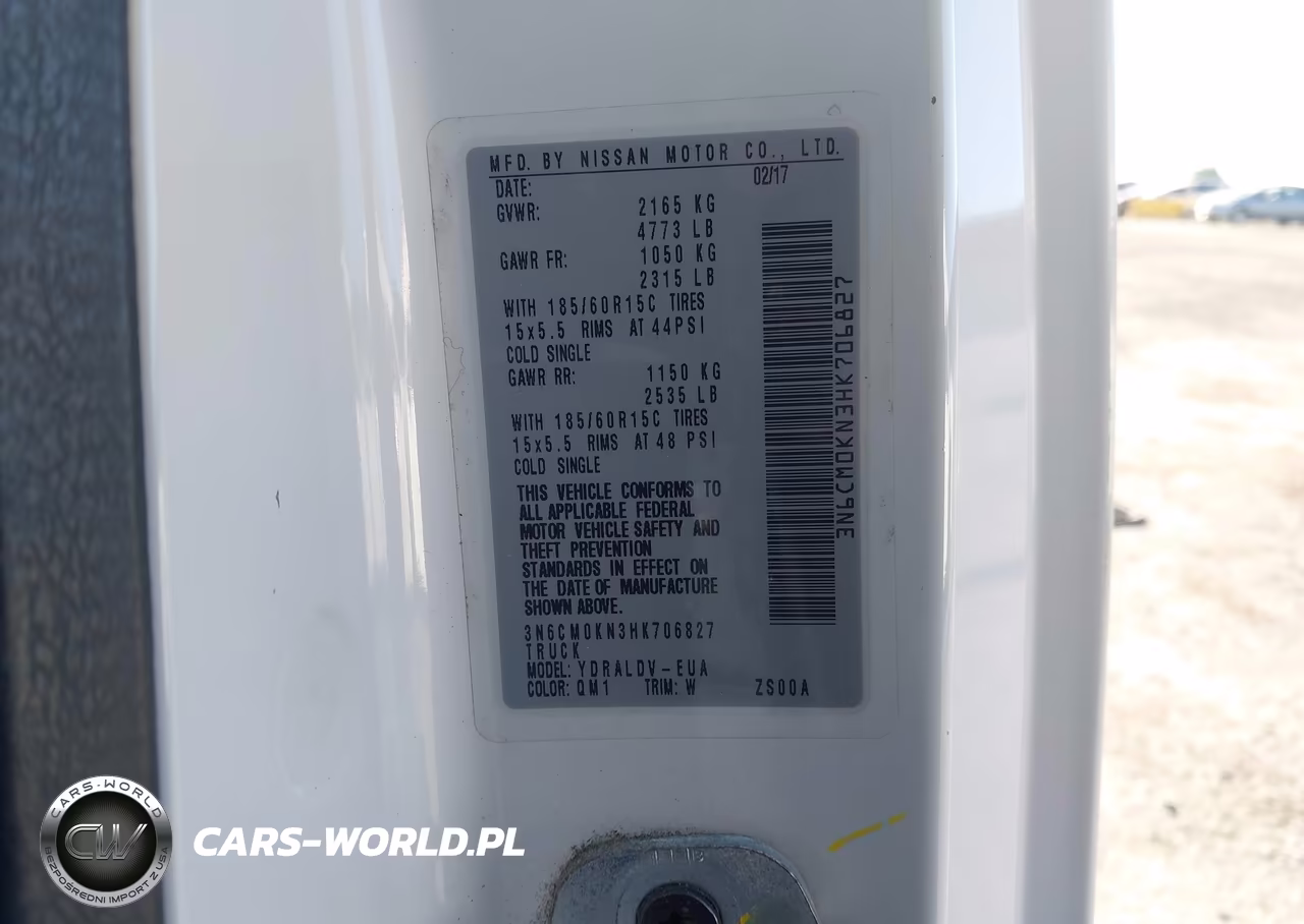 2017 Nissan Nv200 S VIN:3N6CM0KN3HK706827 - 9