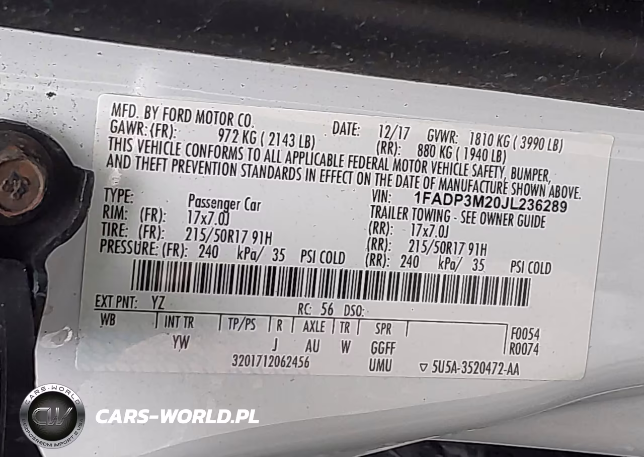 2018 Ford Focus Sel VIN:1FADP3M20JL236289 - 9