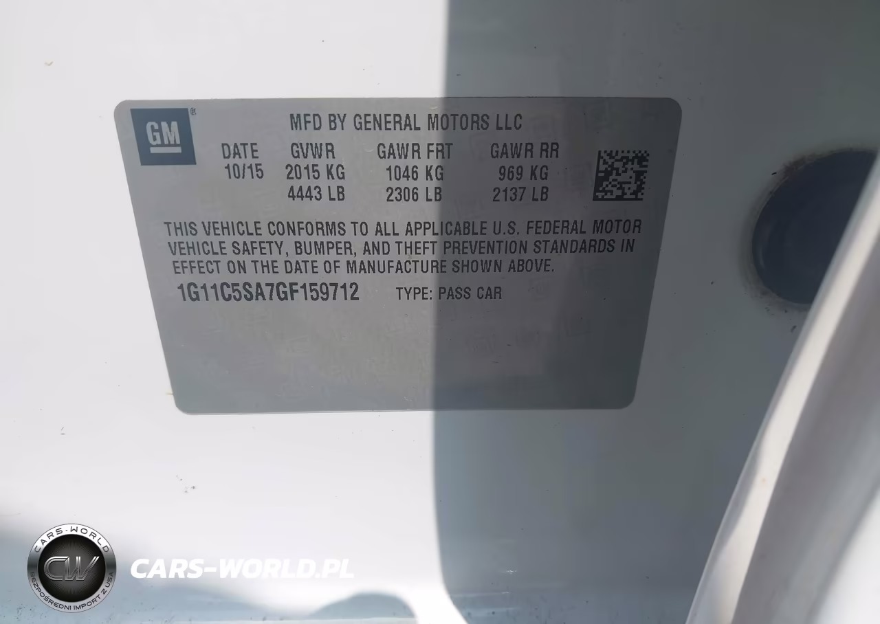 2016 Chevrolet Malibu Limited Lt VIN:1G11C5SA7GF159712 - 9