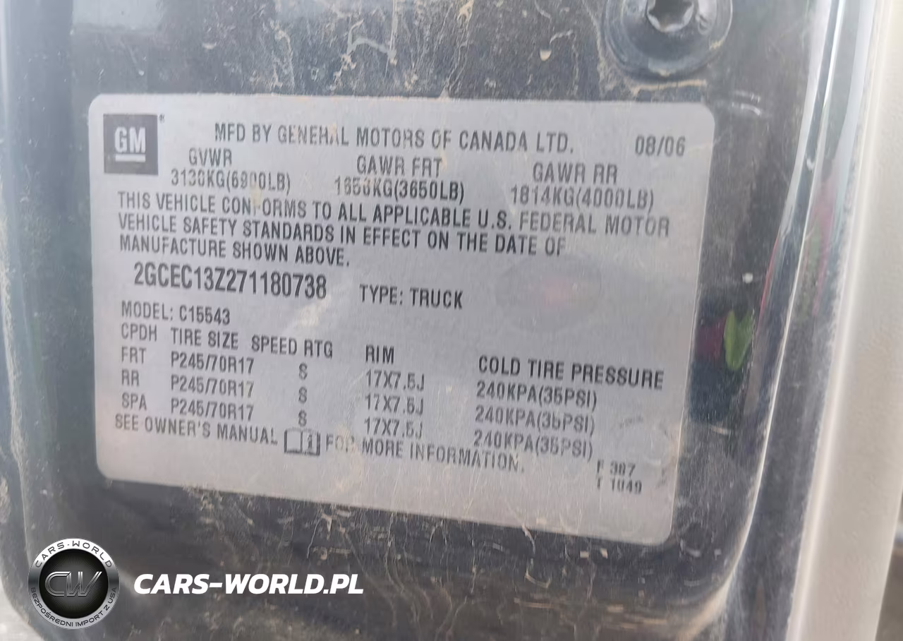 2007 Chevrolet Silverado 1500 Classic Lt3 VIN:2GCEC13Z271180738 - 9
