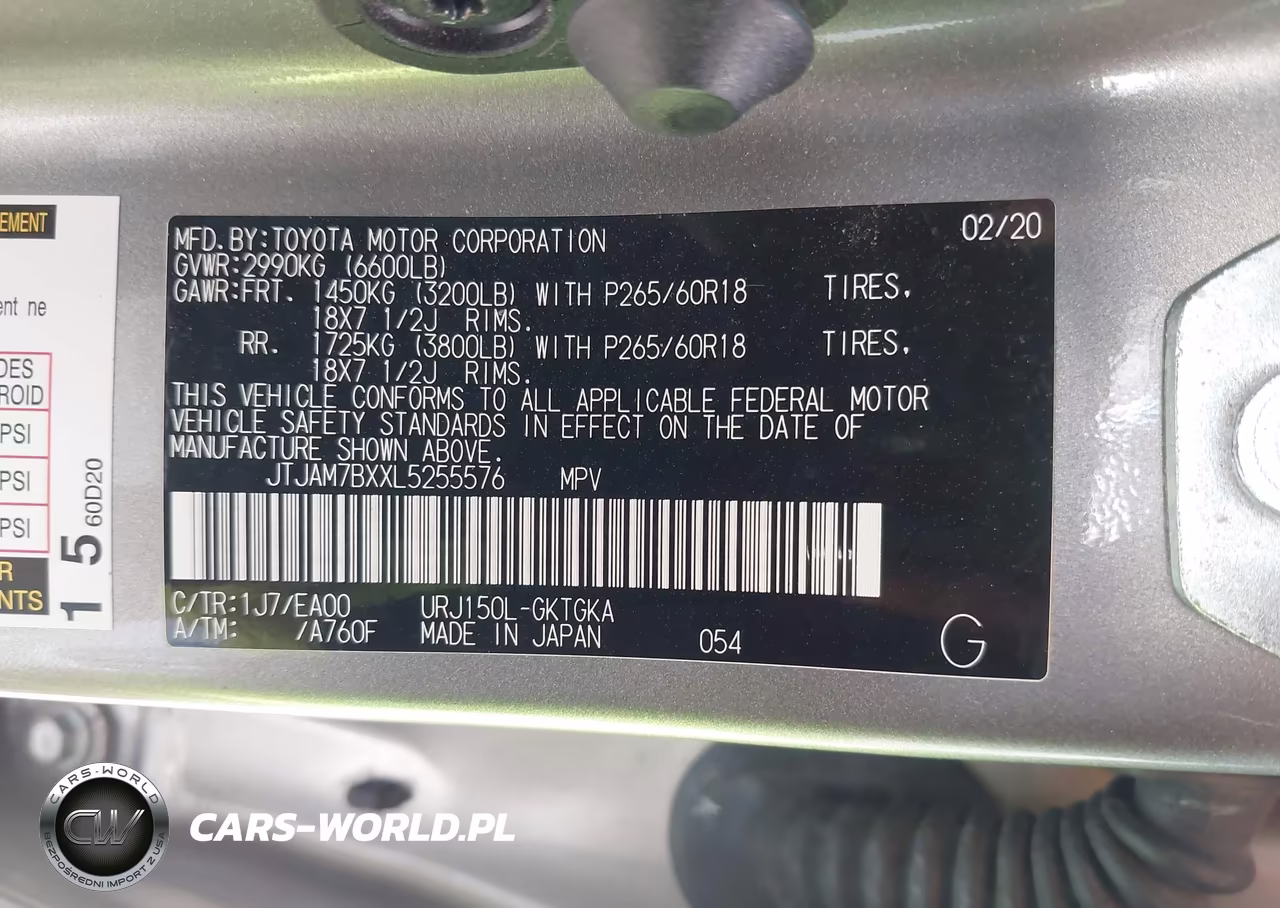 2020 Lexus Gx 460 Premium VIN:JTJAM7BXXL5255576 - 9
