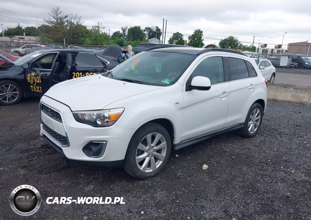 2014 Mitsubishi Outlander Sport Se VIN:4A4AR4AU2EE027609 - 2