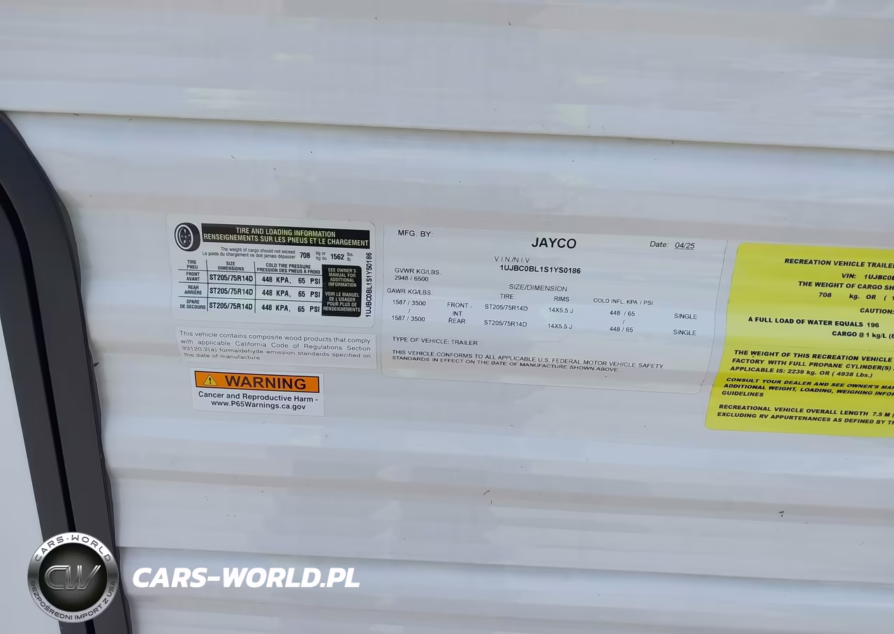 2025 Jayco Other VIN:1UJBC0BL1S1YS0186 - 9