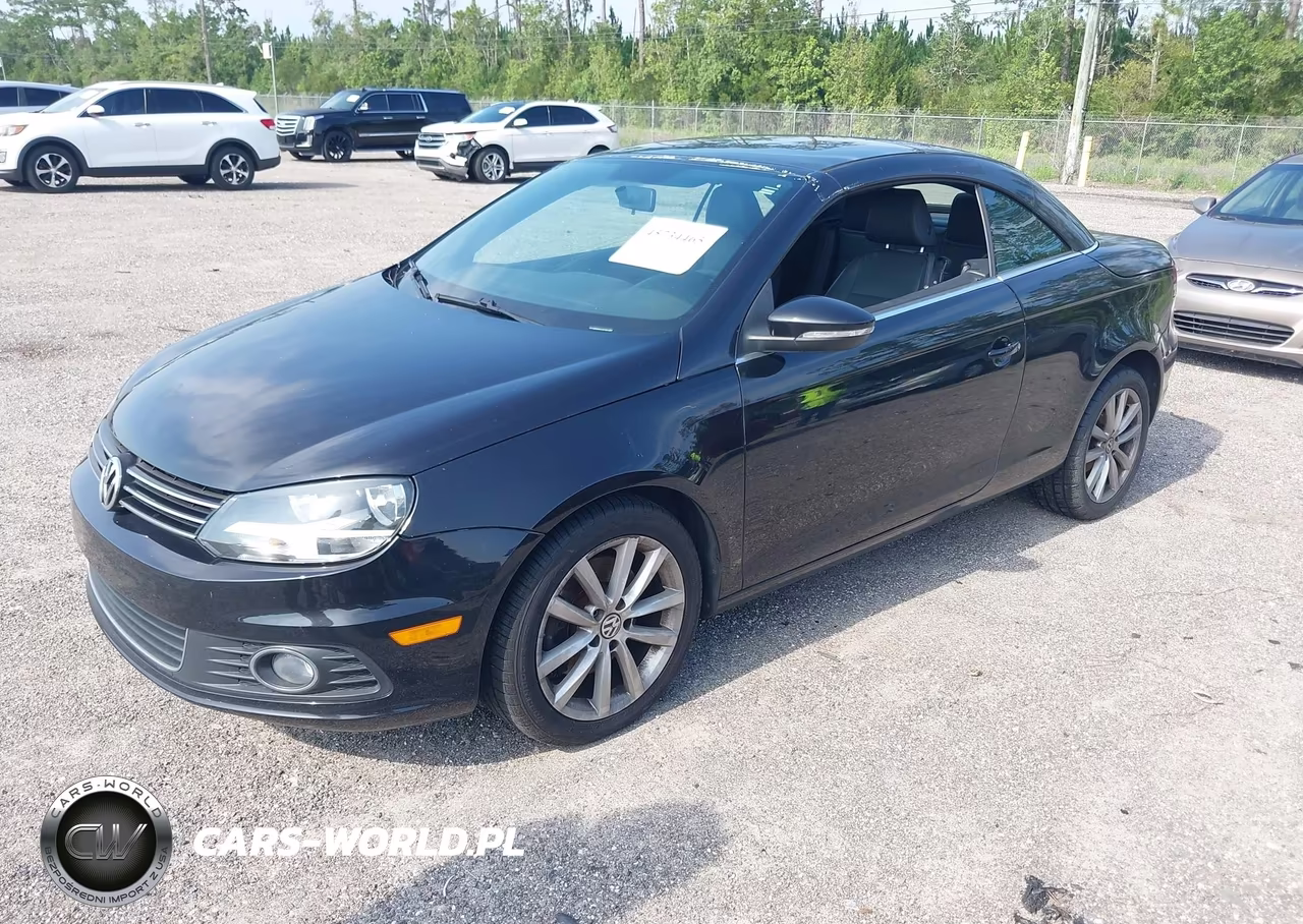 2014 Volkswagen Eos Komfort VIN:WVWBW8AH1EV001596 - 2