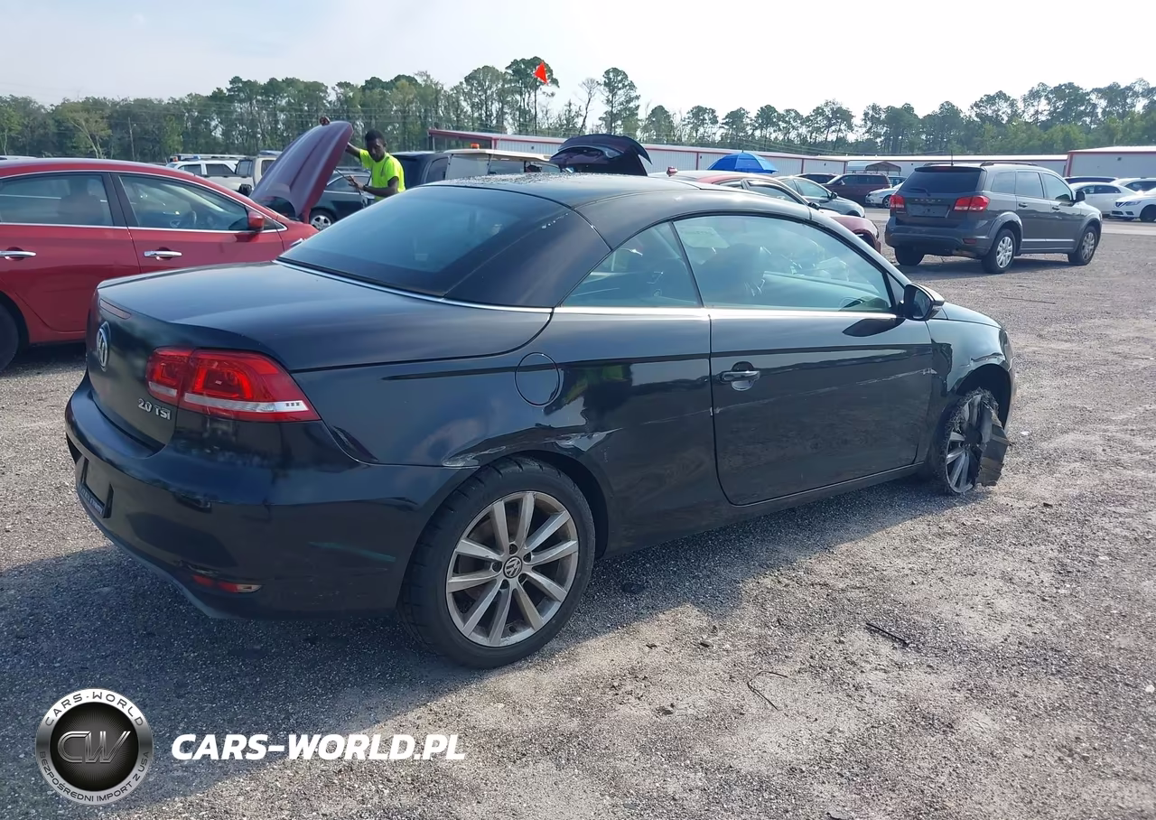 2014 Volkswagen Eos Komfort VIN:WVWBW8AH1EV001596 - 4