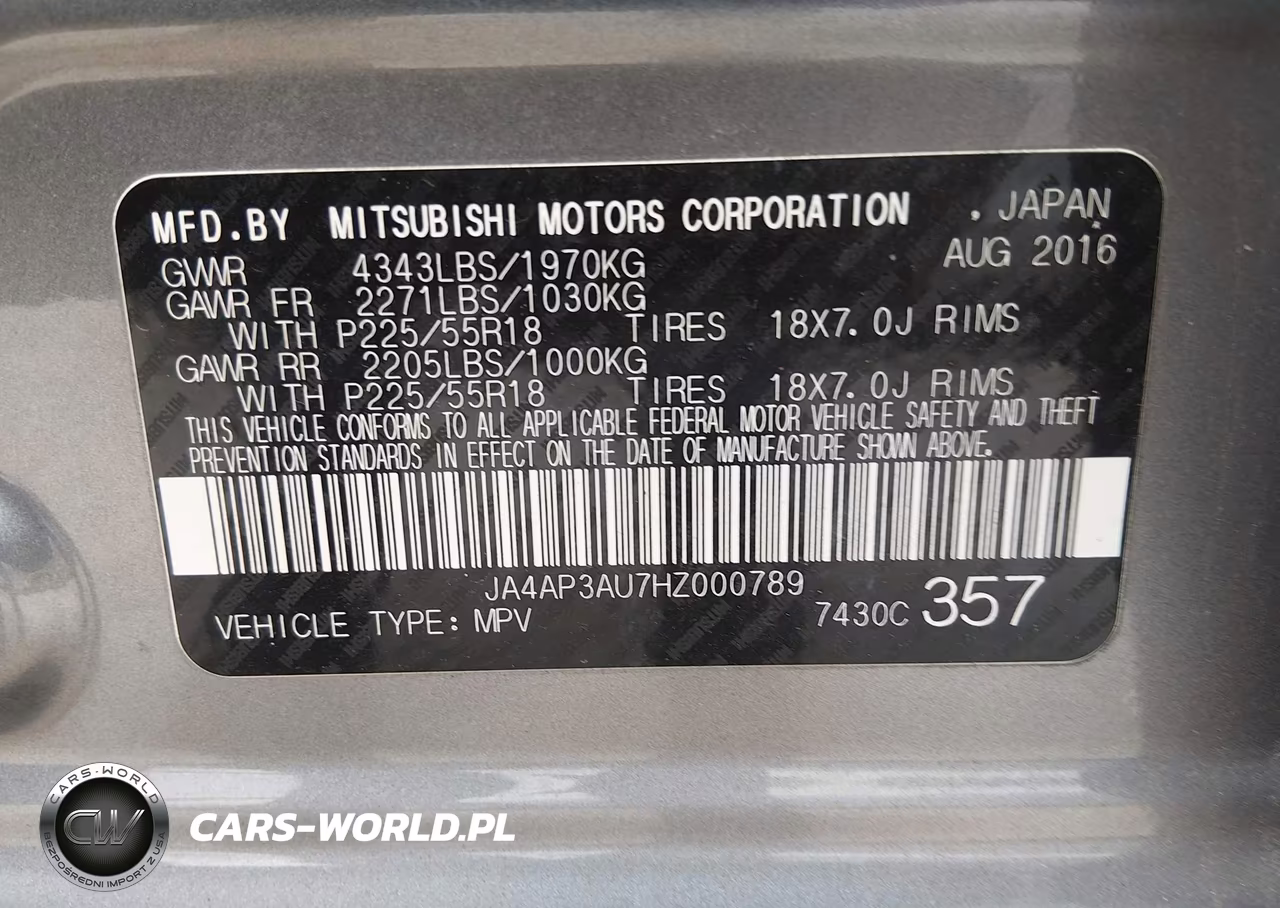 2017 Mitsubishi Outlander Sport 2.0 Le VIN:JA4AP3AU7HZ000789 - 9