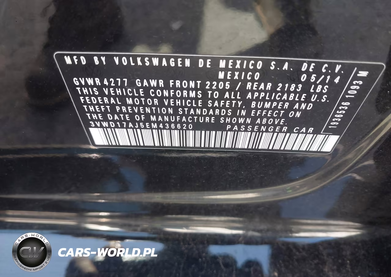 2014 Volkswagen Jetta 1.8T Se VIN:3VWD17AJ5EM436620 - 9