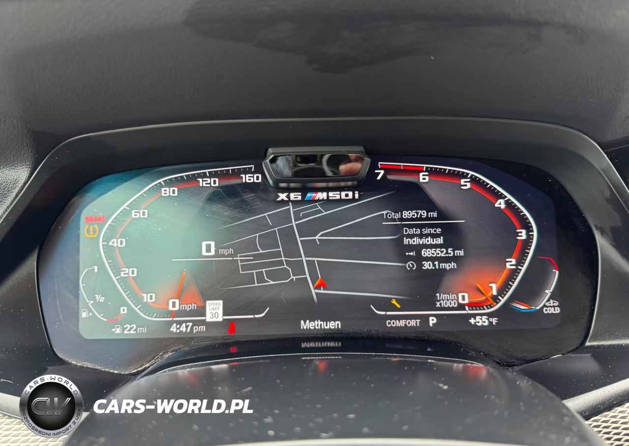 2021 BMW X6 M50I VIN:5UXCY8C09M9E51267 - 7