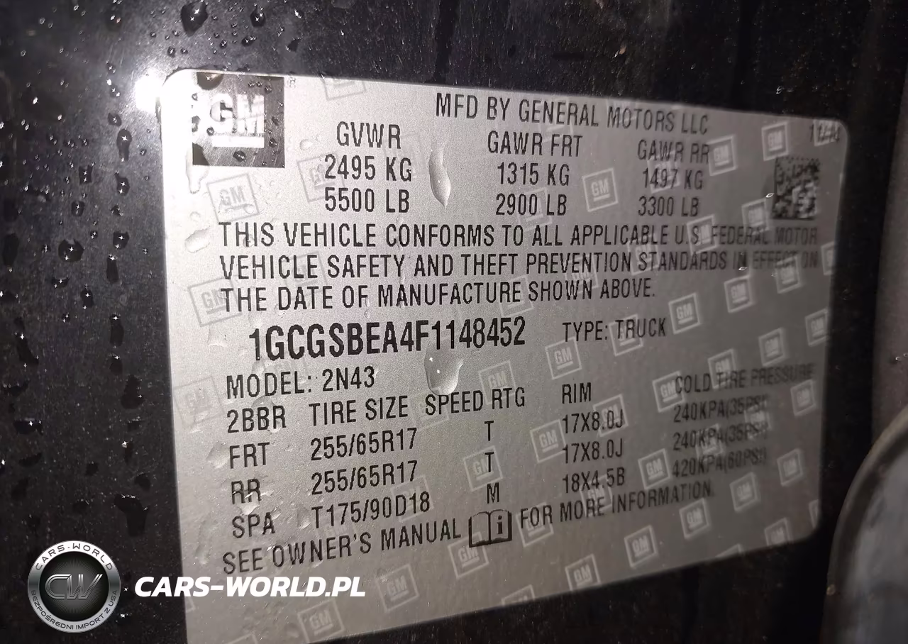 2015 Chevrolet Colorado 2Wd Lt VIN:1GCGSBEA4F1148452 - 9