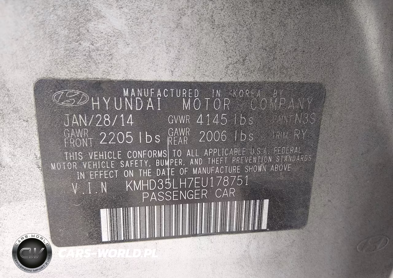 2014 Hyundai Elantra Gt VIN:KMHD35LH7EU178751 - 9