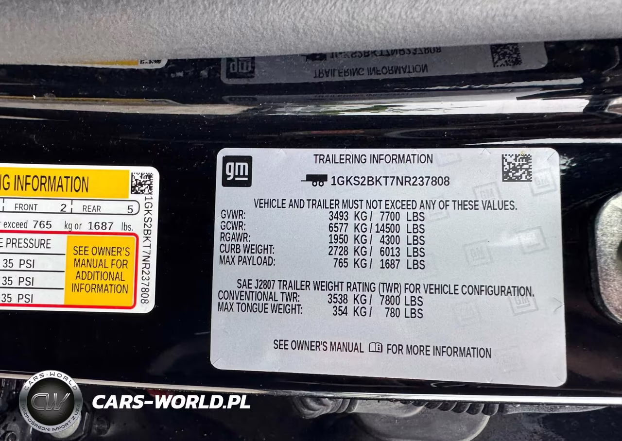 2022 GMC Yukon Slt VIN:1GKS2BKT7NR237808 - 9