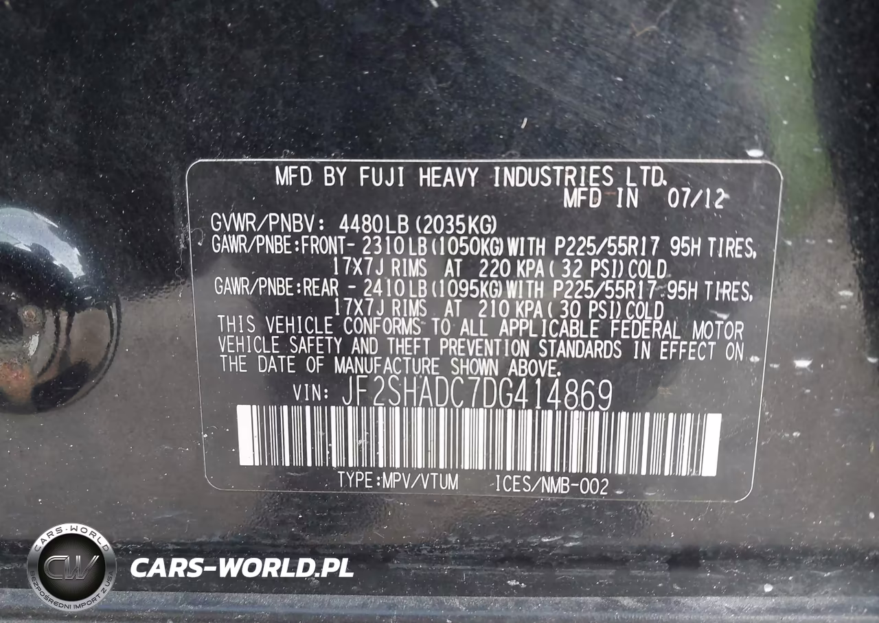 2013 Subaru Forester 2.5X Premium VIN:JF2SHADC7DG414869 - 9