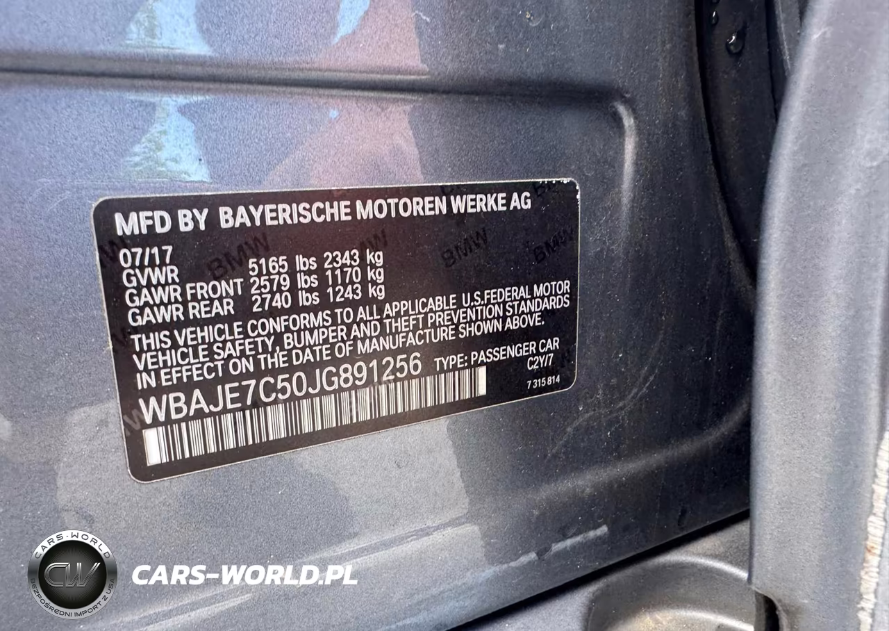 2018 BMW 540 Xi VIN:WBAJE7C50JG891256 - 9