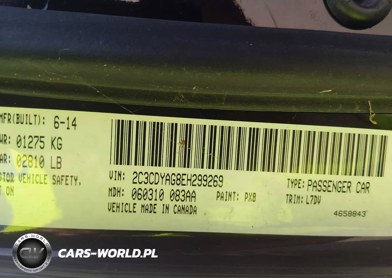 2014 Dodge Challenger Sxt VIN:2C3CDYAG8EH299269 - 9