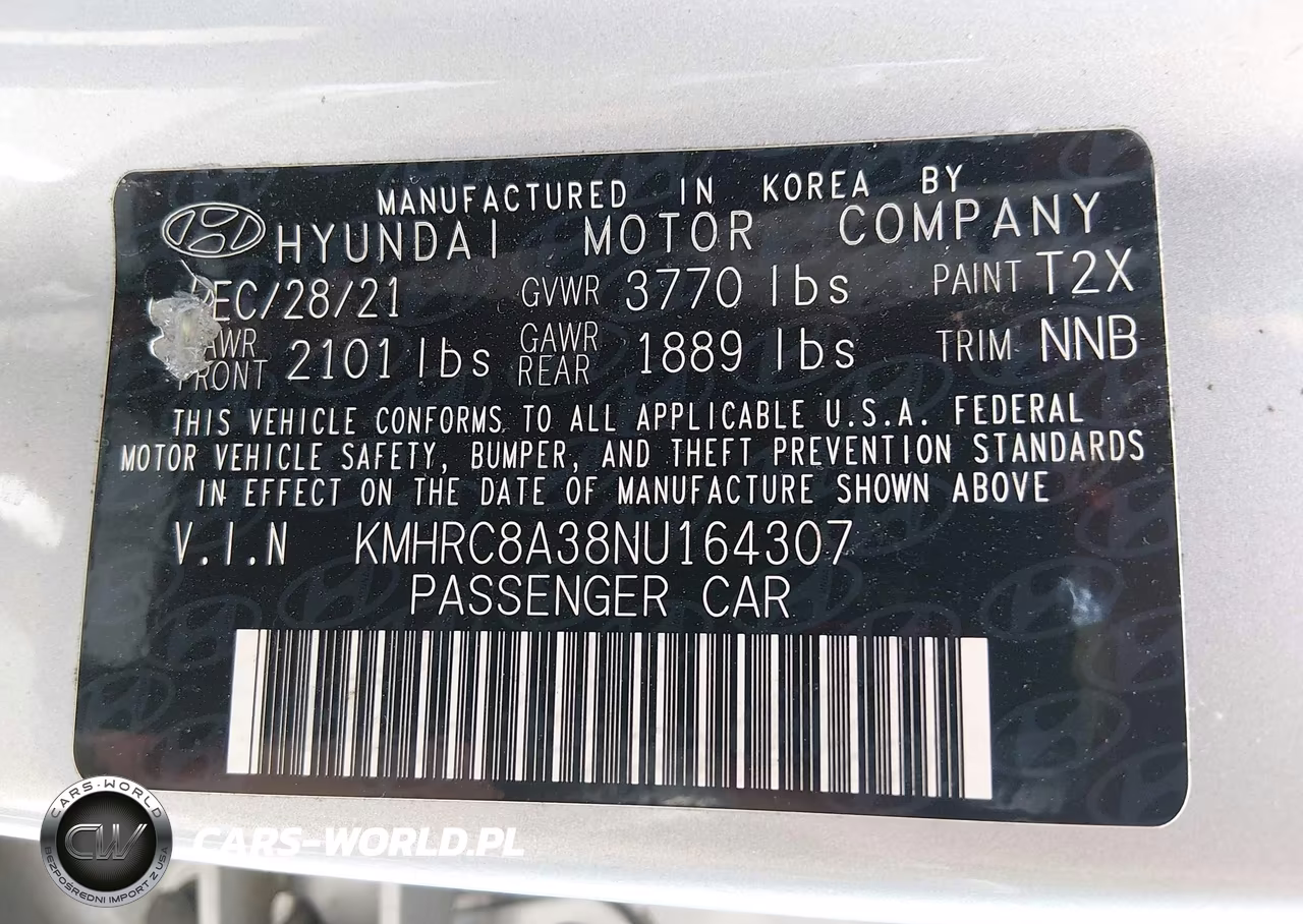 2022 Hyundai Venue Sel VIN:KMHRC8A38NU164307 - 9