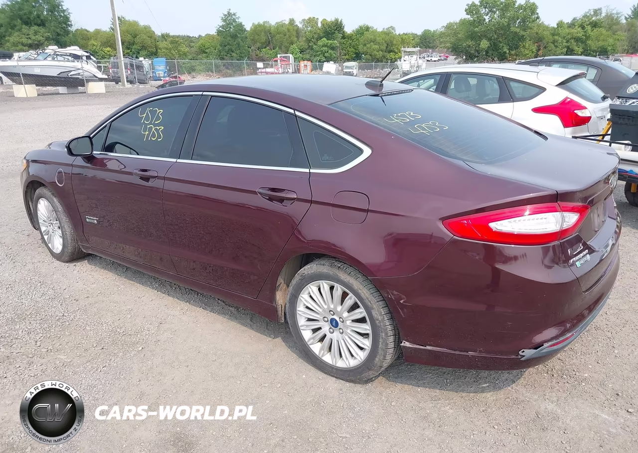 2013 Ford Fusion Energi Se Luxury VIN:3FA6P0PU8DR252864 - 3