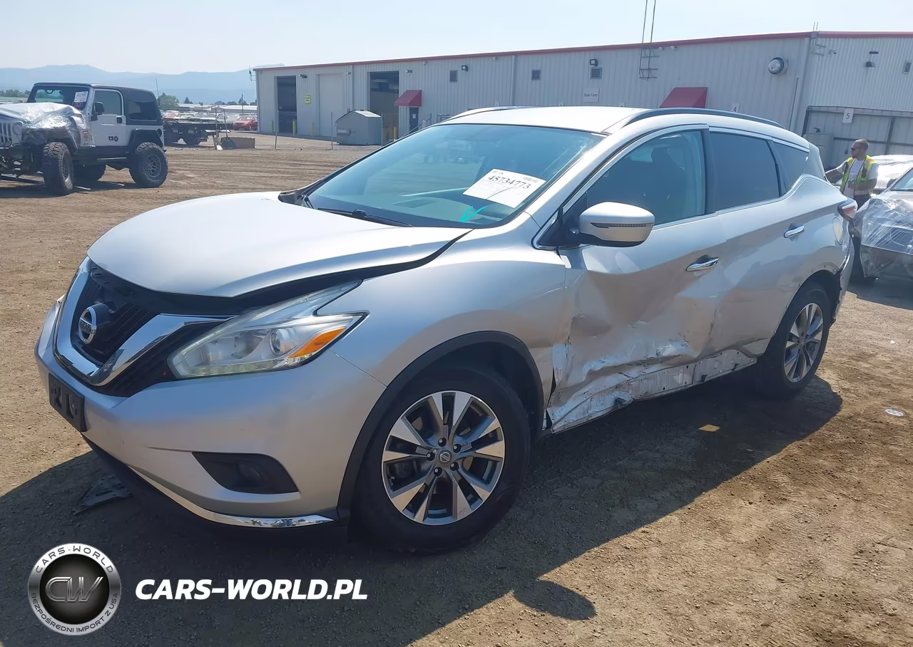 2017 Nissan Murano Platinum-S-Sl-Sv VIN:5N1AZ2MH5HN105956 - 2