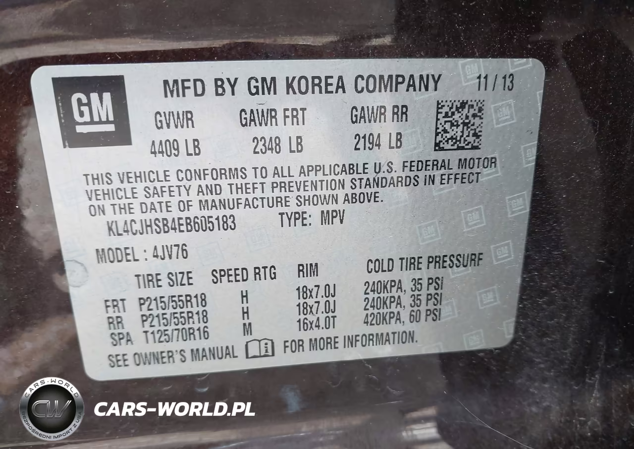 2014 Buick Encore Premium VIN:KL4CJHSB4EB605183 - 9