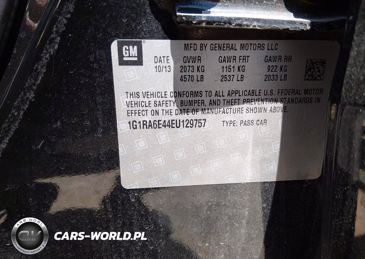 2014 Chevrolet Volt VIN:1G1RA6E44EU129757 - 9
