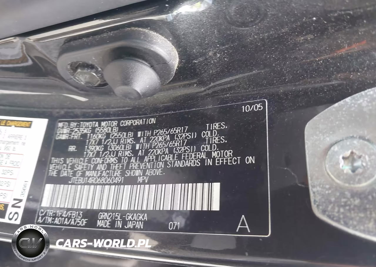 2006 Toyota 4Runner Sr5 Sport V6 VIN:JTEBU14R068060491 - 9