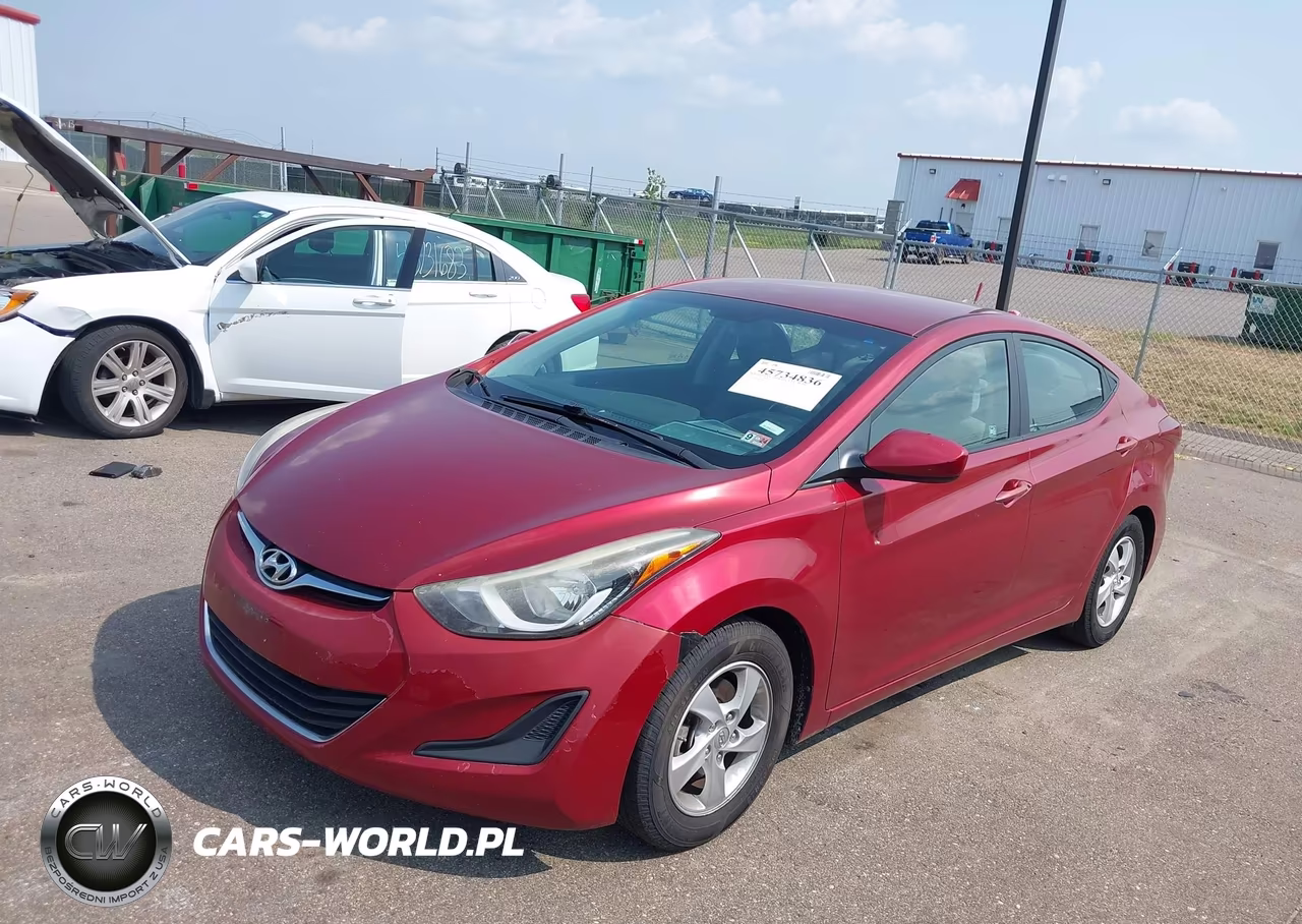 2015 Hyundai Elantra VIN:5NPDH4AE9FH621650 - 2
