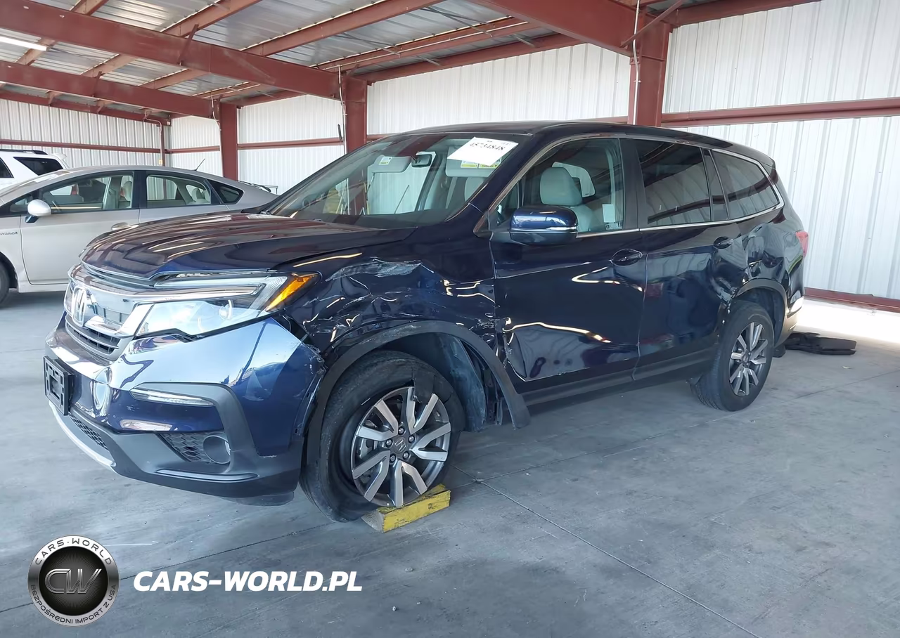 2022 Honda Pilot Awd Ex-L VIN:5FNYF6H53NB037590 - 2