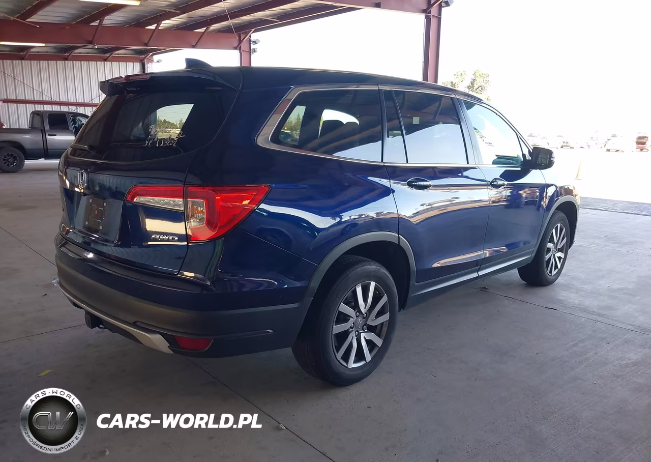2022 Honda Pilot Awd Ex-L VIN:5FNYF6H53NB037590 - 4