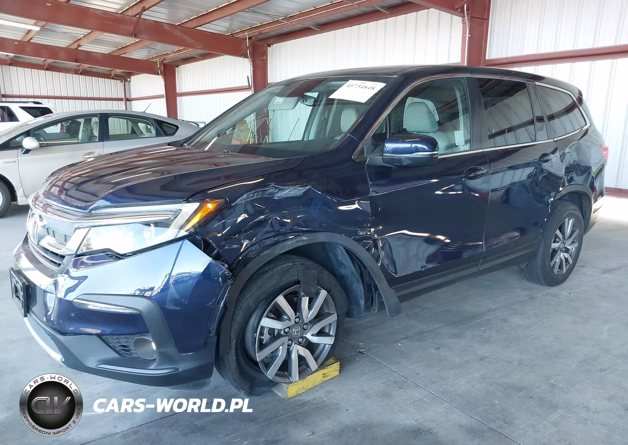2022 Honda Pilot Awd Ex-L VIN:5FNYF6H53NB037590 - 6
