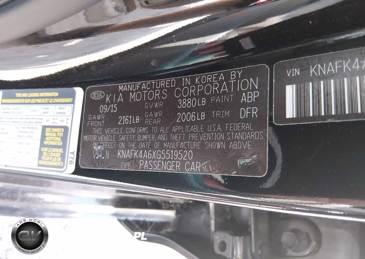 2016 Kia Forte Lx VIN:KNAFK4A6XG5519520 - 9